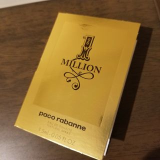 パコラバンヌ(paco rabanne)のパコ ラバンヌ ワンミリオン 1.5ML サンプル ONE MILLION(香水(男性用))