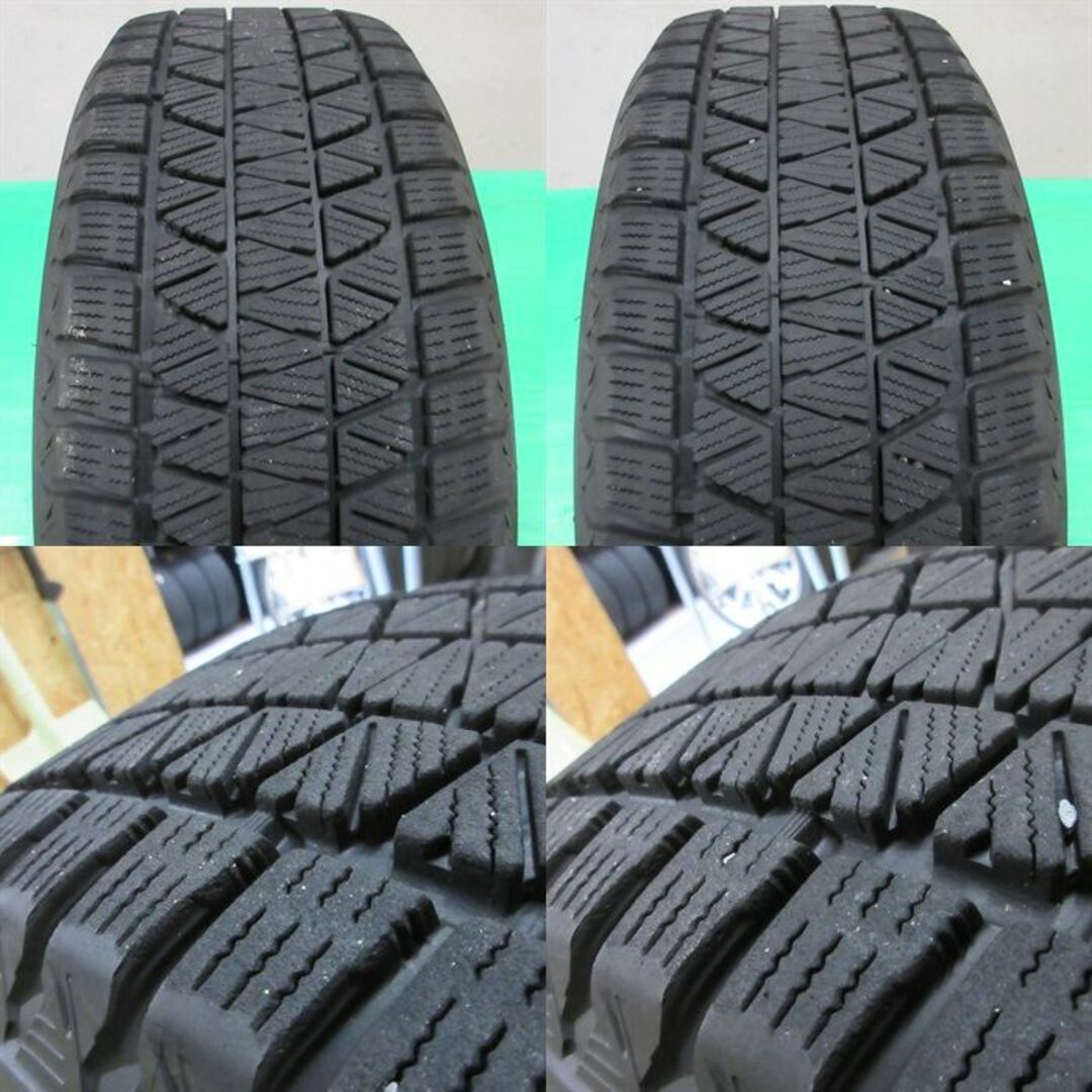 BRIDGESTONE(ブリヂストン)のハリアー 235/55R18 バリ山スタッドレス ヴァンガード レクサスNX 自動車/バイクの自動車(タイヤ・ホイールセット)の商品写真