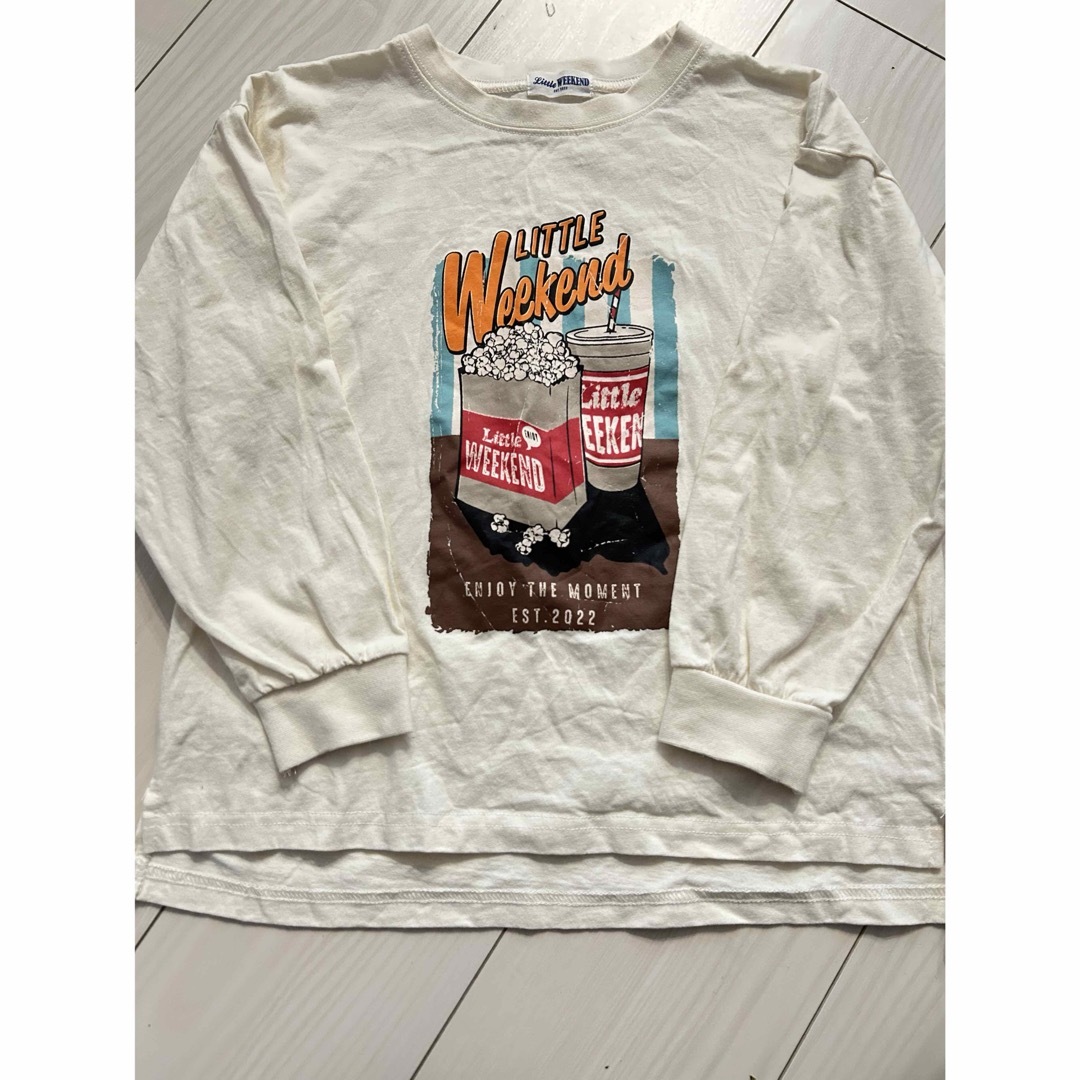 しまむら(シマムラ)のしまむら リトルウィークエンド 120 Tシャツ キッズ/ベビー/マタニティのキッズ服男の子用(90cm~)(Tシャツ/カットソー)の商品写真