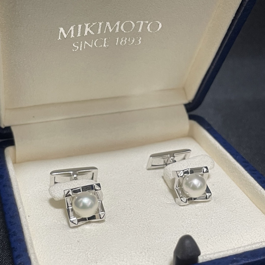 MIKIMOTO(ミキモト)の新品未使用品　MIKIMOTO ミキモト　パール　カフス メンズのファッション小物(カフリンクス)の商品写真