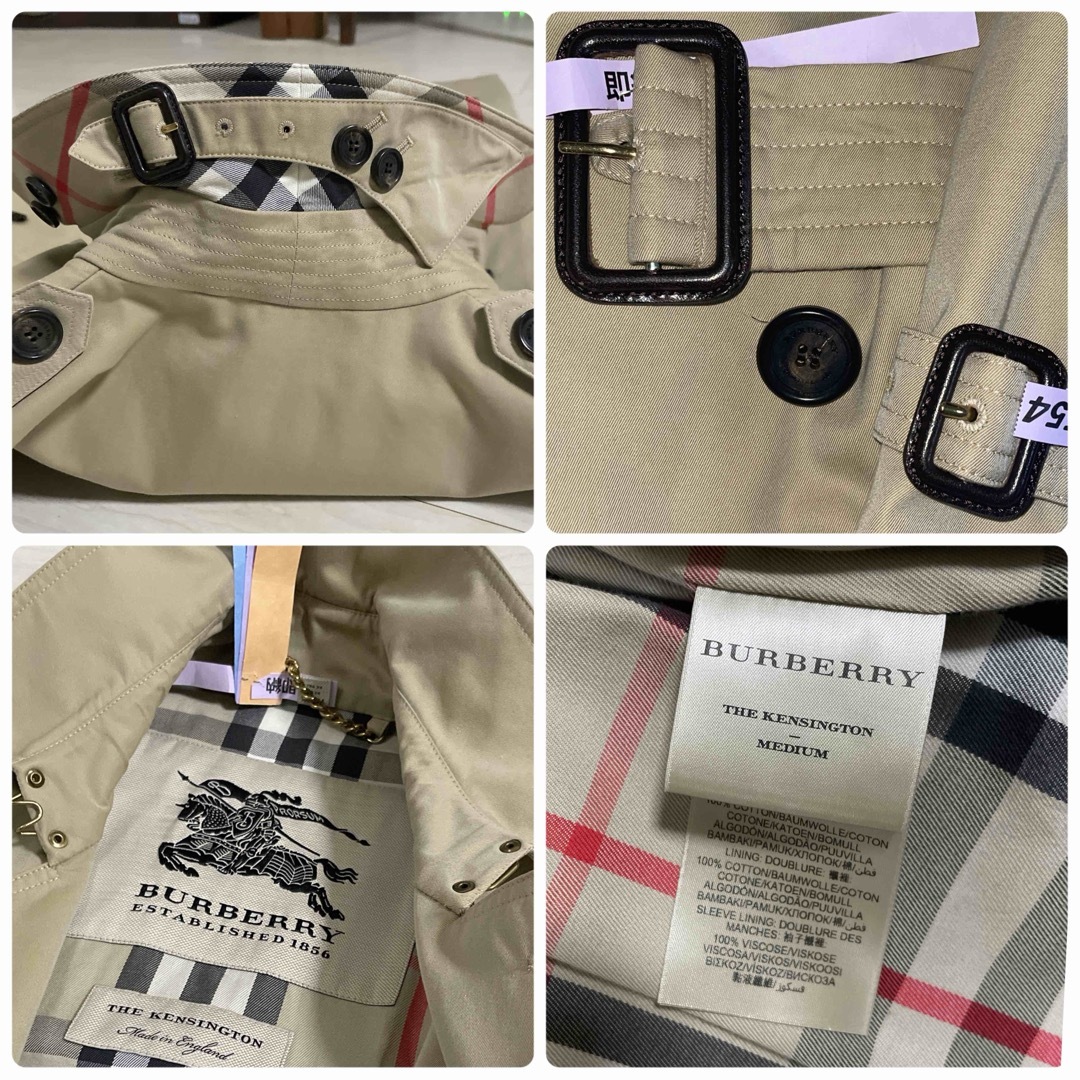 BURBERRY(バーバリー)の【超美品】定価26万円☆最高級☆バーバリー ケンジントン トレンチコート 英国製 レディースのジャケット/アウター(トレンチコート)の商品写真