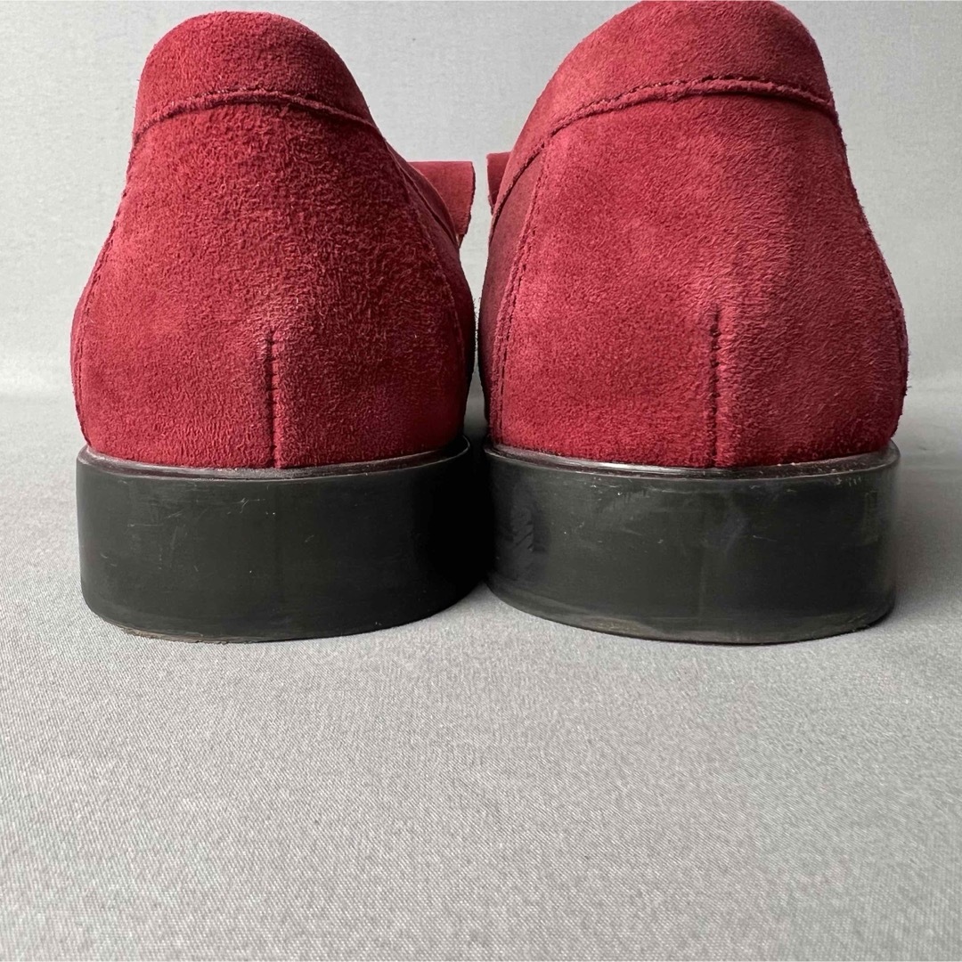 GIRO(ジロ)の74. asics GIRO スエード タッセル ローファー ボルドー 22.5 レディースの靴/シューズ(ローファー/革靴)の商品写真