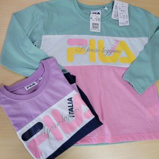 フィラ(FILA)の130 女の子 FILAカットソー2枚セット❤︎薄手長袖(Tシャツ/カットソー)