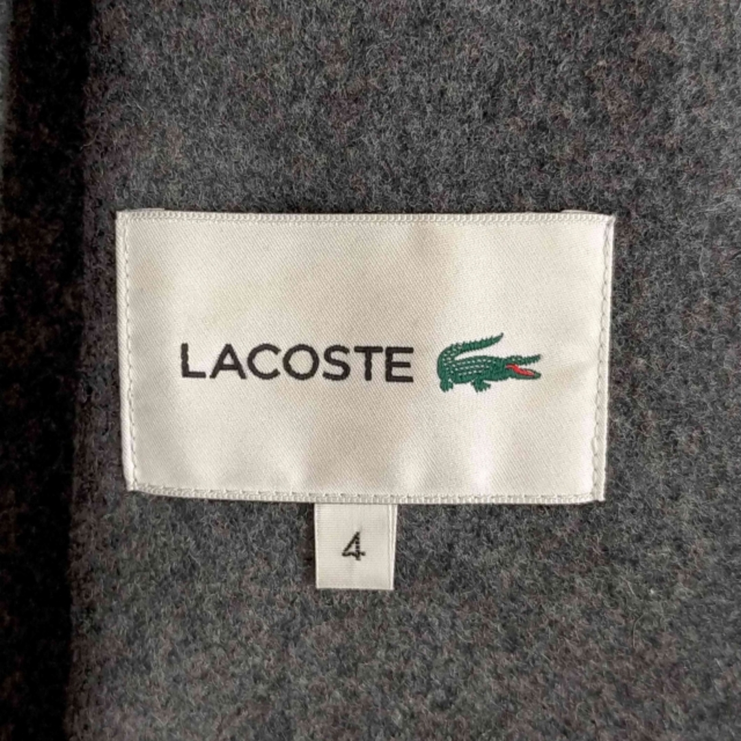 LACOSTE(ラコステ)のLACOSTE(ラコステ) ウールメルトン中綿フード付きシングルチェスターコート メンズのジャケット/アウター(ステンカラーコート)の商品写真