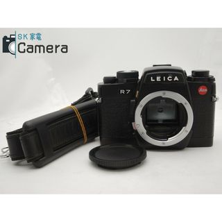 ライカ(LEICA)のLEICA R7 SH シーベルヘグナー ボディ シャッター 露出 動作 ストラップ付 ライカ ブラック 良(フィルムカメラ)