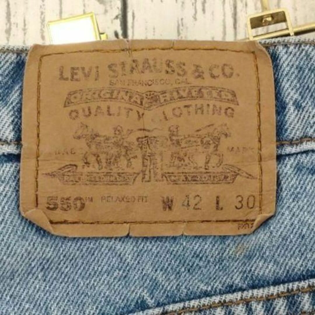 Levi's(リーバイス)の97年リーバイス550オレンジタブデニムパンツジーンズW42L30（927） メンズのパンツ(デニム/ジーンズ)の商品写真