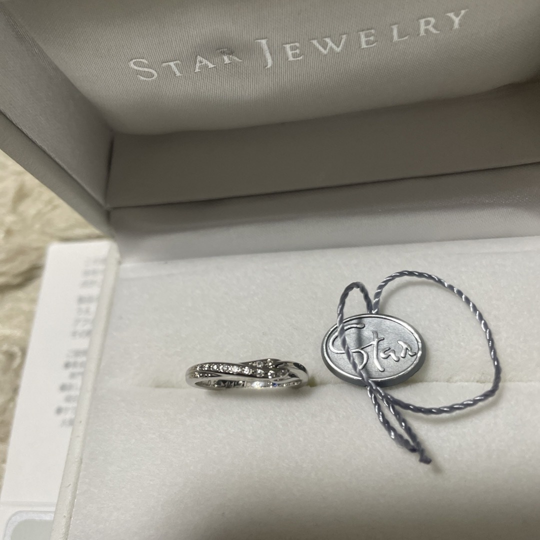 STAR JEWELRY(スタージュエリー)のスタージュエリー⭐︎lovers promise PT950ダイヤリング レディースのアクセサリー(リング(指輪))の商品写真