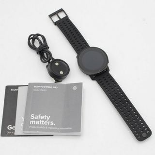 スント(SUUNTO)の【美品】SUUNTO 9 PEAK PRO ALL BLACK SS050807000 スマートウォッチ スント9 ピーク プロ オールブラック 本体(腕時計(デジタル))