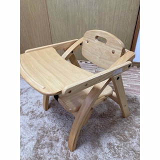 大和屋 - 大和屋 yamatoya アーチ木製ローチェア 木製 ベビーチェア