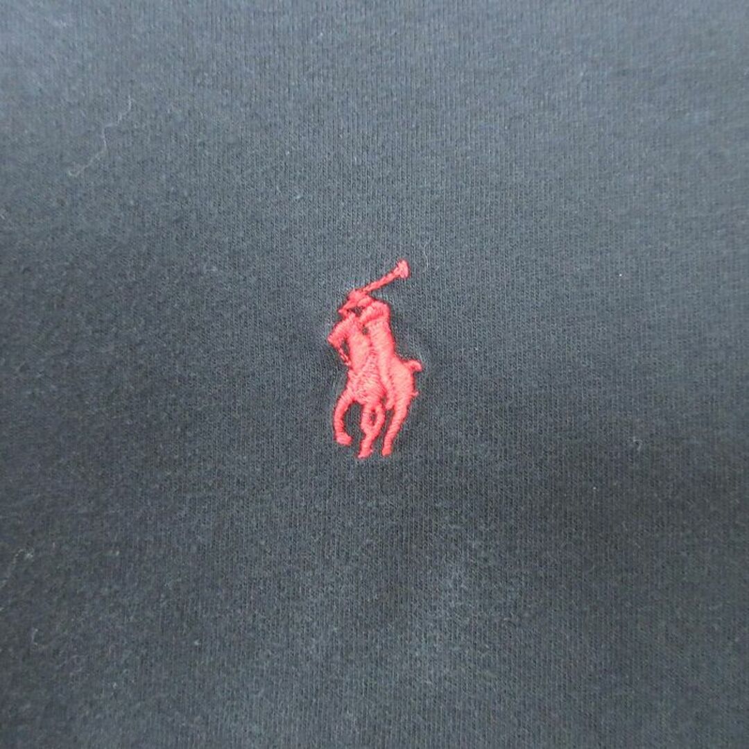 Ralph Lauren(ラルフローレン)のXL★古着 ラルフローレン Ralph Lauren 半袖 ブランド Tシャツ メンズ ワンポイントロゴ 大きいサイズ コットン クルーネック 黒 ブラック 24mar21 中古 メンズのトップス(Tシャツ/カットソー(半袖/袖なし))の商品写真