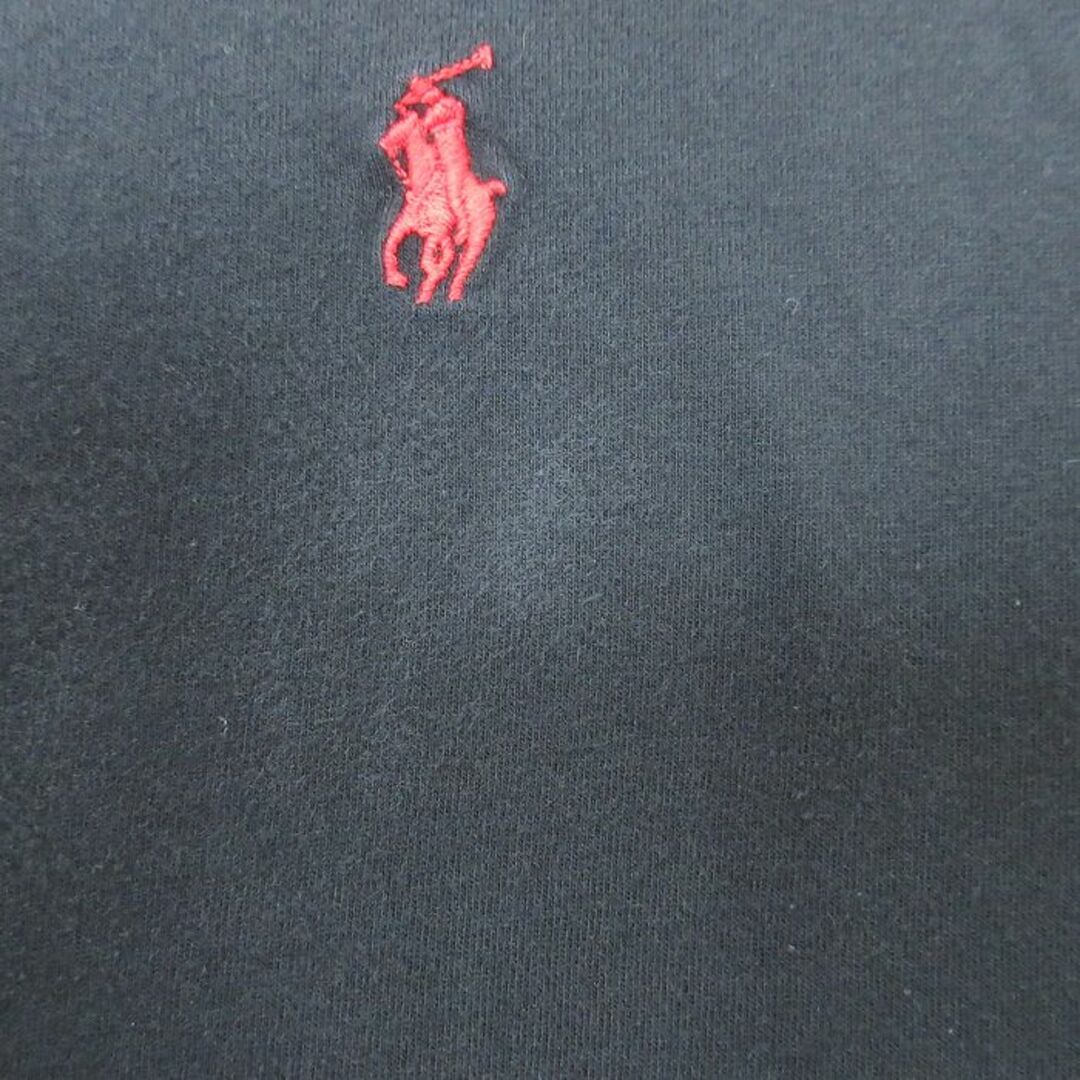 Ralph Lauren(ラルフローレン)のXL★古着 ラルフローレン Ralph Lauren 半袖 ブランド Tシャツ メンズ ワンポイントロゴ 大きいサイズ コットン クルーネック 黒 ブラック 24mar21 中古 メンズのトップス(Tシャツ/カットソー(半袖/袖なし))の商品写真