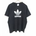 XL★古着 アディダス adidas 半袖 Tシャツ メンズ ビッグロゴ リー…