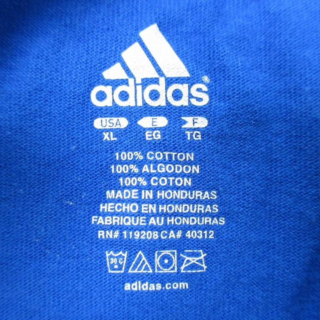 adidas(アディダス)のXL★古着 アディダス adidas 半袖 ブランド Tシャツ メンズ NBA オーランドマジック ドワイトデビッドハワード２世 12 大きいサイズ コットン クルーネック 青 ブルー バスケットボール 24mar19 中古 メンズのトップス(Tシャツ/カットソー(半袖/袖なし))の商品写真