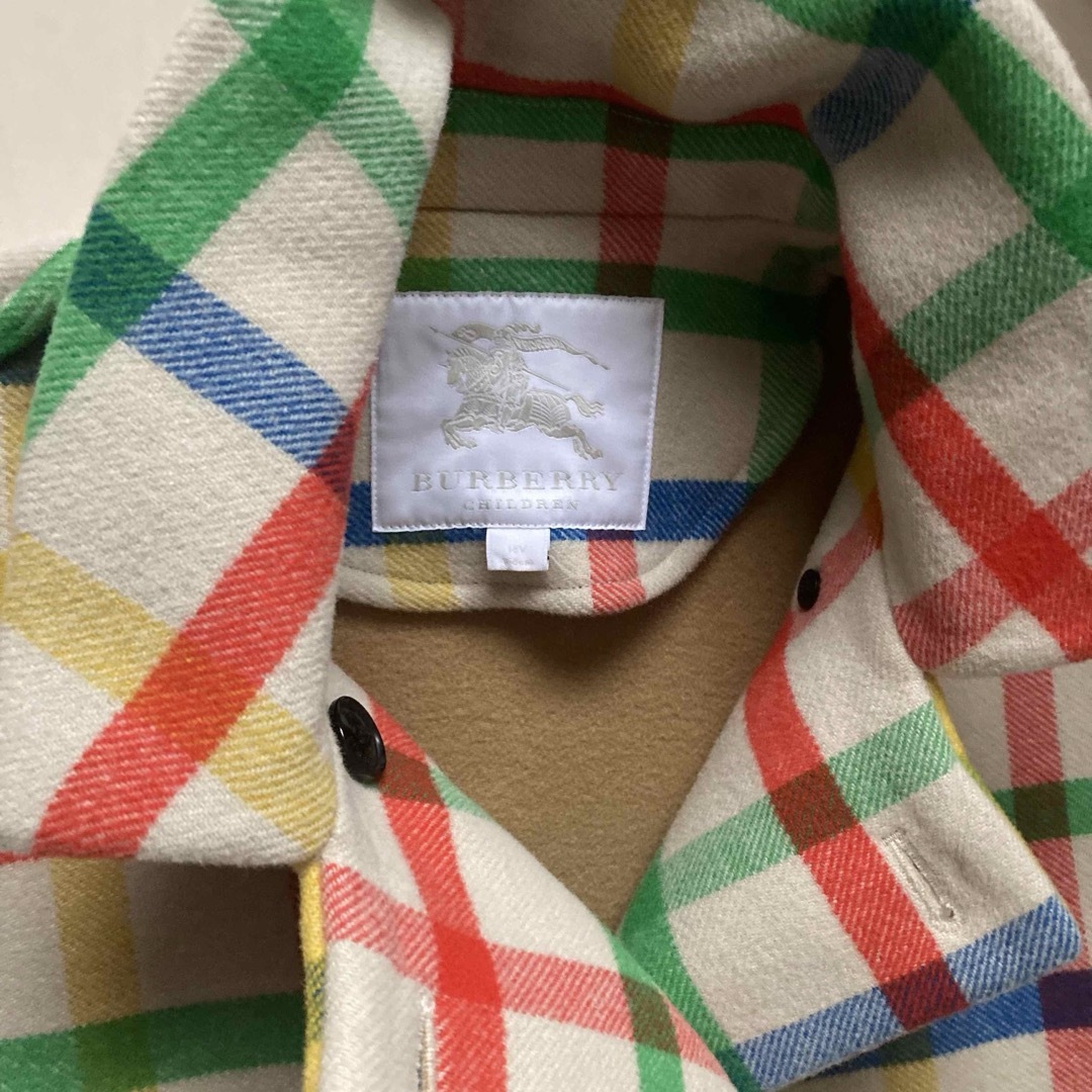 BURBERRY(バーバリー)の激安 大人着 バーバリーチルドレン ビック ボックスコート12y 150 160 レディースのジャケット/アウター(ピーコート)の商品写真