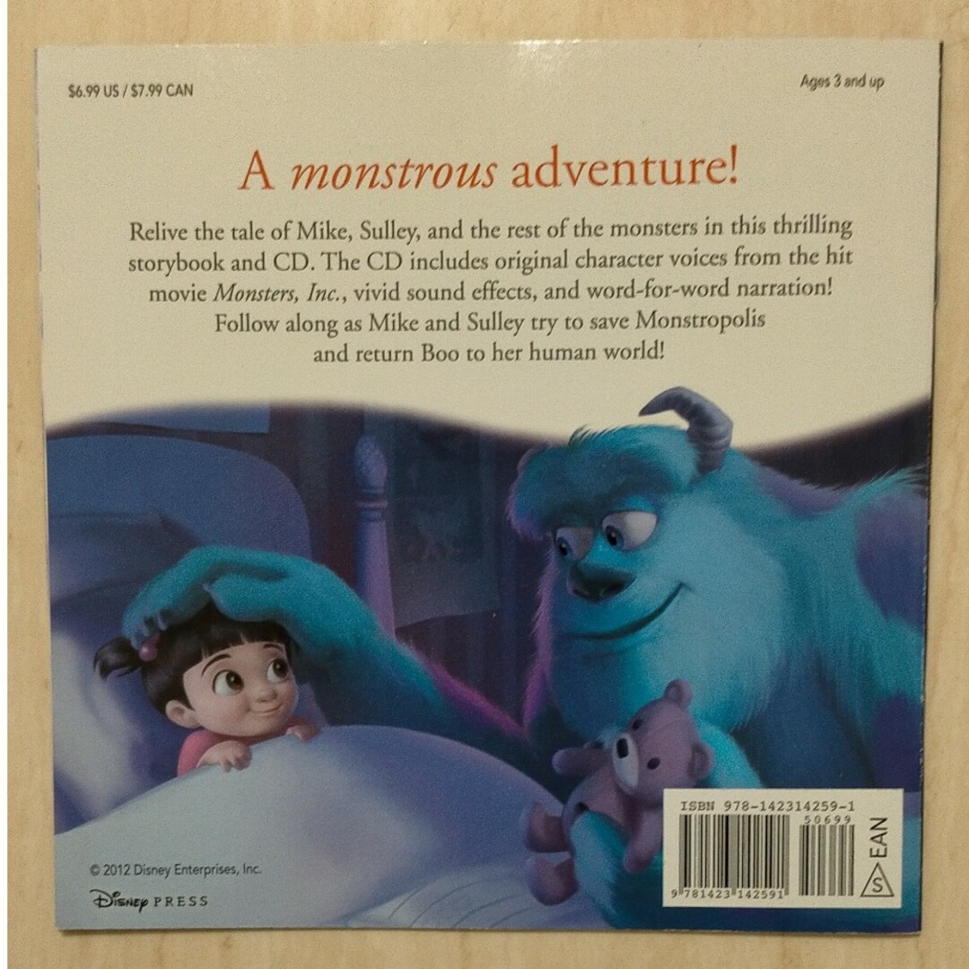 ＭＯＮＳＴＥＲＳ，ＩＮＣ．：ＲＥＡＤ－ＡＬＯＮＧ　ＳＴＯＲＹ エンタメ/ホビーの本(洋書)の商品写真