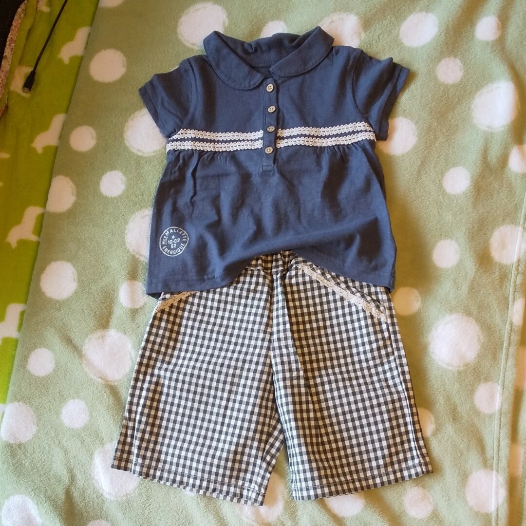 FELISSIMO(フェリシモ)のMon chou B　上下セット　100㎝ キッズ/ベビー/マタニティのキッズ服女の子用(90cm~)(パンツ/スパッツ)の商品写真