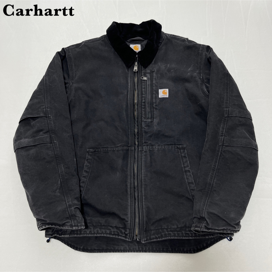carhartt(カーハート)の【雰囲気系】Carhartt カーハート ブルゾン フェードブラック M メンズのジャケット/アウター(ブルゾン)の商品写真