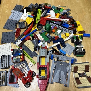 レゴ(Lego)のレゴ（lego）675g！まとめ売り 0.67kg　基本ブロック大量　中古(知育玩具)