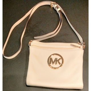 Michael Kors - マイケルコース　ショルダーバッグ　ホワイトベージュ　バッグ　斜め掛け