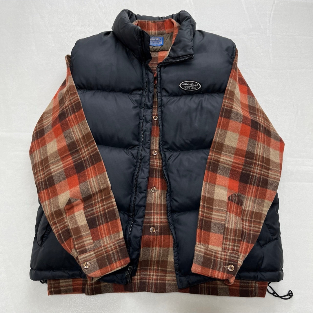 PENDLETON(ペンドルトン)の【極美品】70's PENDLETON ペンドルトン ウール チェックシャツ M メンズのトップス(シャツ)の商品写真