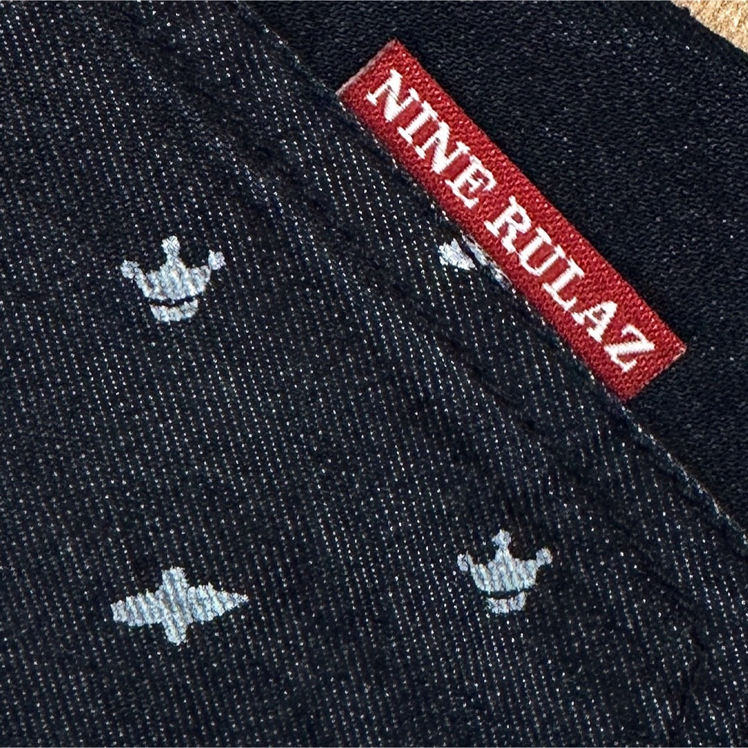 NINE RULAZ(ナインルーラーズ)のNINE RULAZ ナインルーラーズ ストレッチデニム 濃紺 デニムパンツ メンズのパンツ(デニム/ジーンズ)の商品写真
