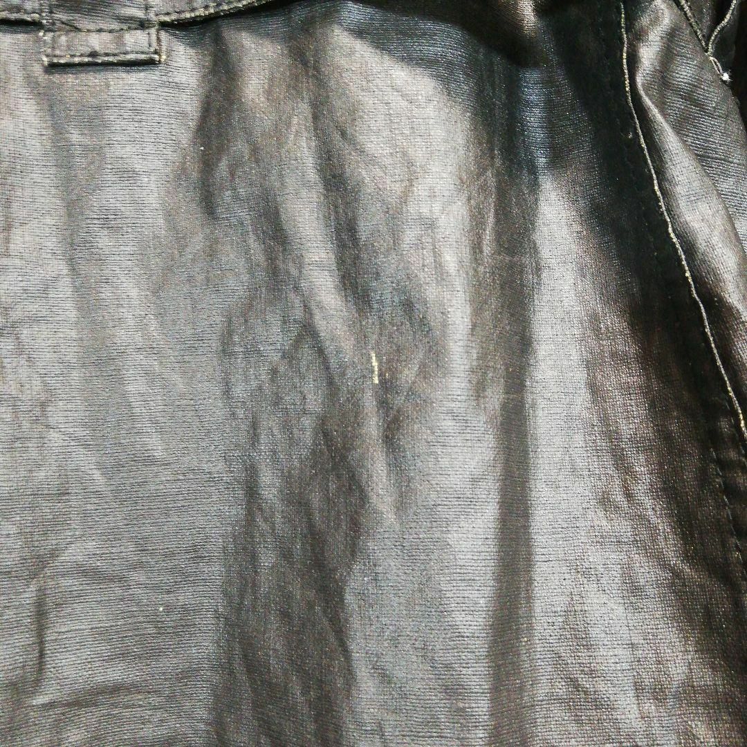 Barbour(バーブァー)のBarbour リネンジャケット ポリウレタンコーティング ブラック 黒 麻 レディースのジャケット/アウター(ブルゾン)の商品写真