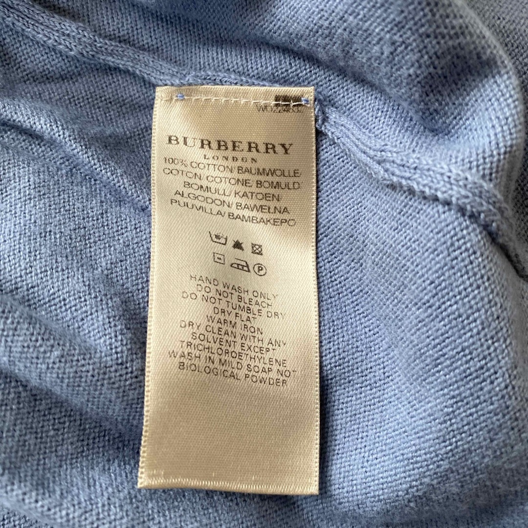 BURBERRY(バーバリー)の訳あり　バーバリーロンドン　メンズ　カットソー　春セーター　サイズS メンズのトップス(Tシャツ/カットソー(七分/長袖))の商品写真