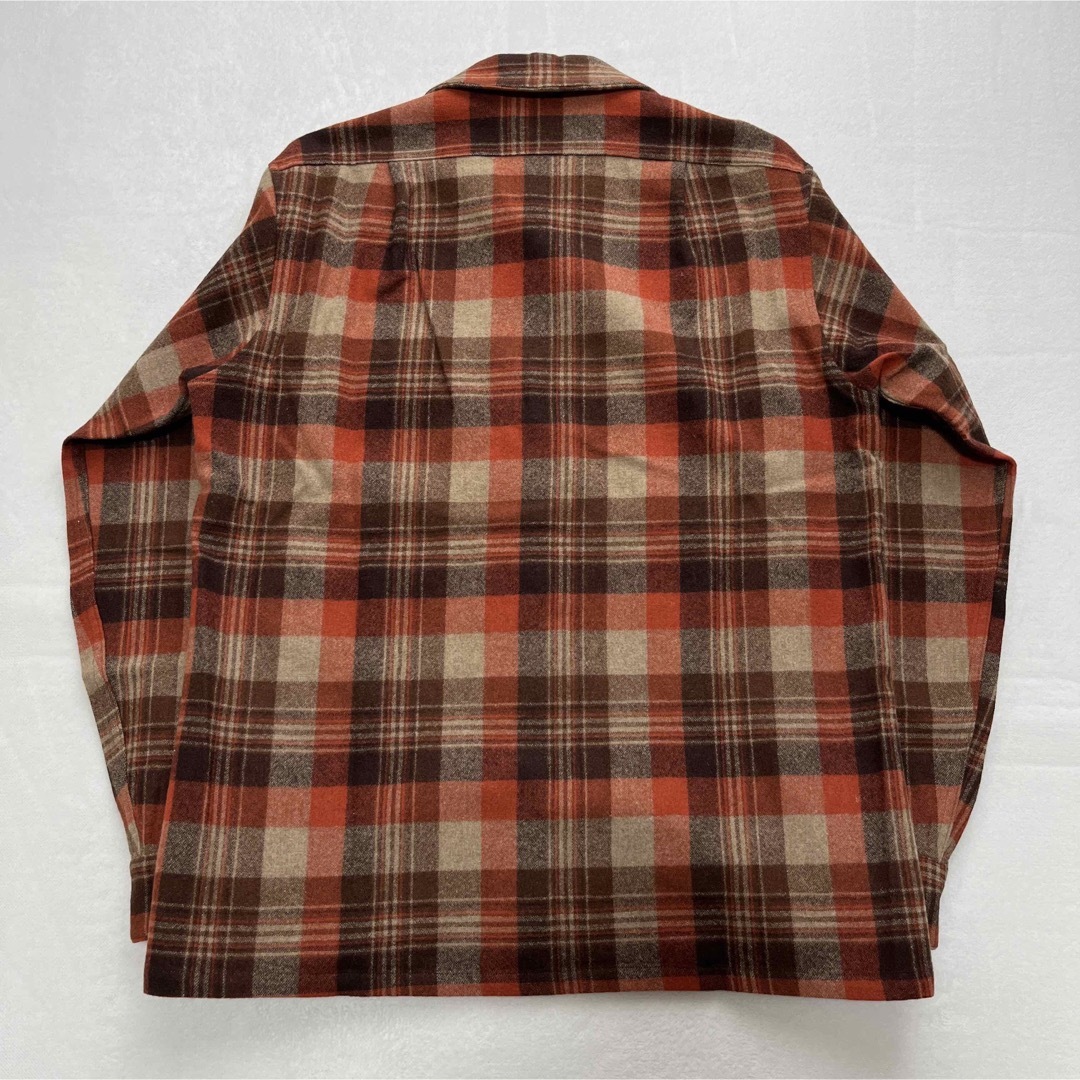 PENDLETON(ペンドルトン)の【極美品】70's PENDLETON ペンドルトン ウール チェックシャツ M メンズのトップス(シャツ)の商品写真