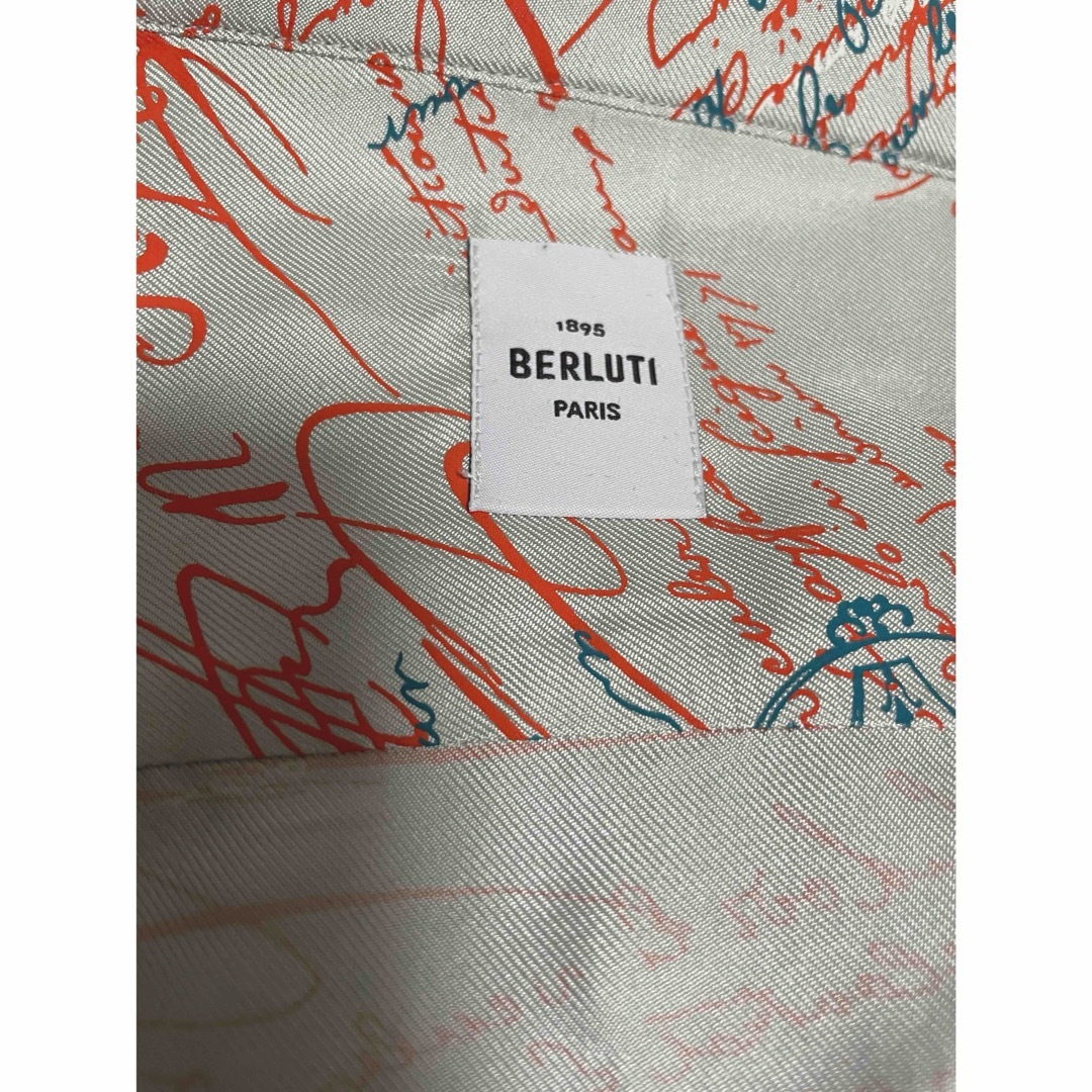 Berluti(ベルルッティ)の正規品 ベルルッティ カリグラフィー 総柄 シルク 長袖シャツ BERLUTI メンズのトップス(シャツ)の商品写真