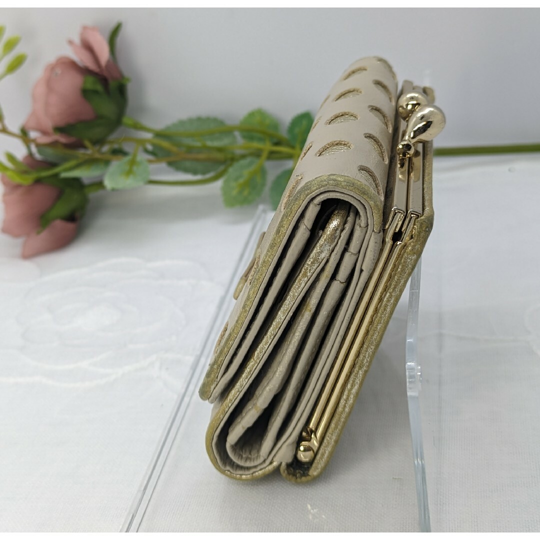 ANTEPRIMA - ANTEPRIMA 三つ折り財布 コンパクト財布 ドット柄