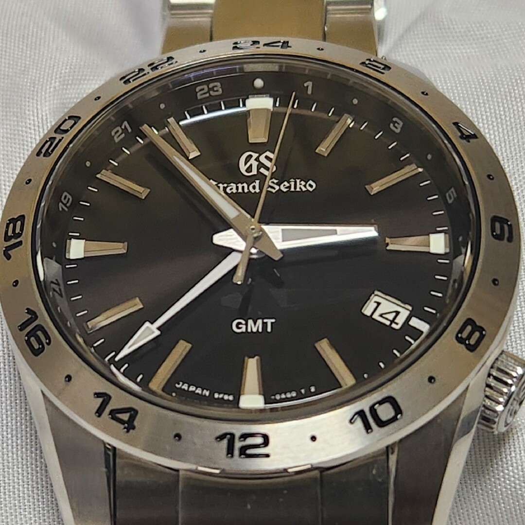 Grand Seiko(グランドセイコー)のグランドセイコー クォーツ 39mm GMT 箱 保証書 メンズの時計(腕時計(アナログ))の商品写真