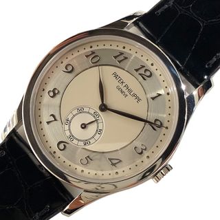 パテックフィリップ(PATEK PHILIPPE)の　パテック・フィリップ PATEK PHILIPPE カラトラバ 5196P-001 シルバー文字盤 プラチナ メンズ 腕時計(その他)