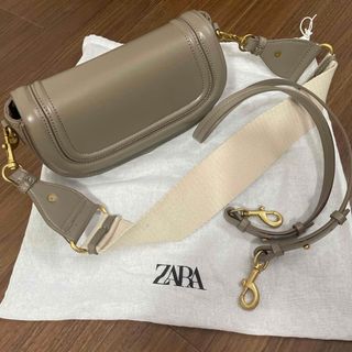 ザラ(ZARA)のM（*、・*）。♪：＊◎ 様専用　ZARA 2ウェイ　ミニバッグ　オークカラー(ショルダーバッグ)