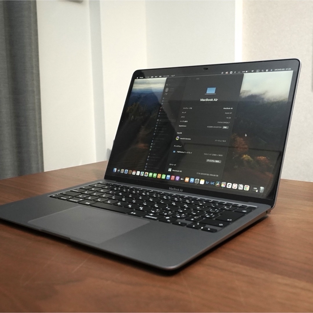 Mac (Apple)(マック)の【最終値下げ❗️】M1 MacBook Air 13インチ(16GB/1TB) スマホ/家電/カメラのPC/タブレット(ノートPC)の商品写真