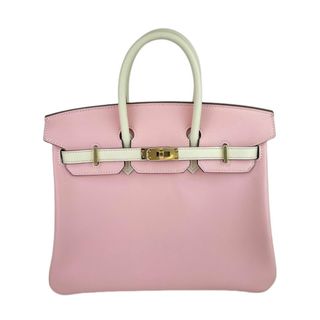 エルメス(Hermes)の新品未使用 HERMES エルメス Birkin25 バーキン25 Rose Sakura ローズサクラ Nata ナタ Swift スウィフト PMBHW シャンパンゴールド金具 B刻(ハンドバッグ)