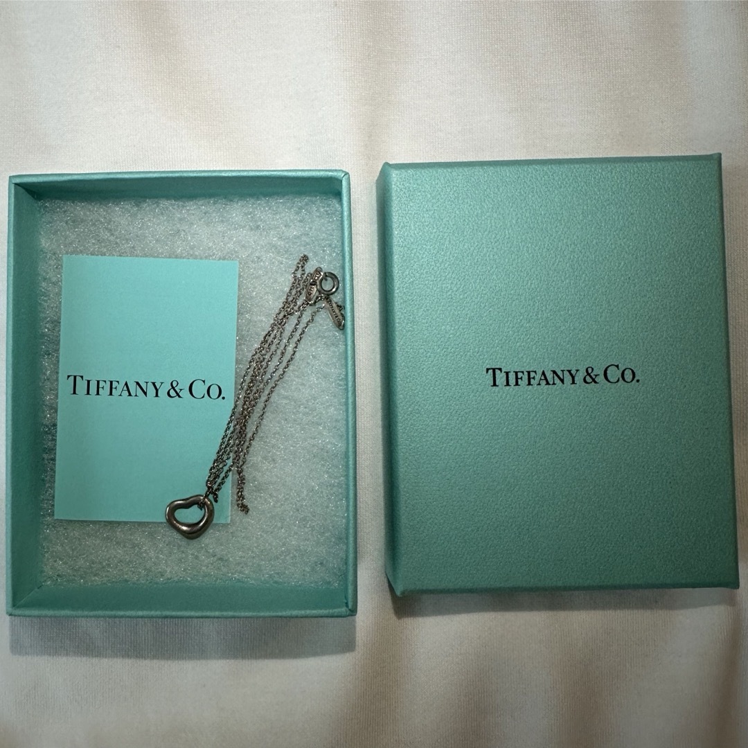 Tiffany & Co.(ティファニー)のTIFFANY＆Co ネックレス ペンダント アクセサリー オープンハート シル レディースのアクセサリー(ネックレス)の商品写真