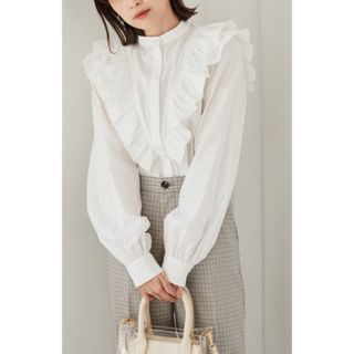 heather - 【極美品】Heather ヘザー フリルブラウス 完売品