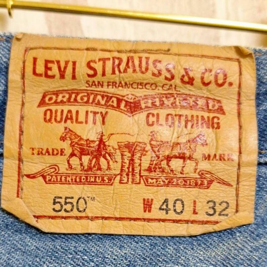 Levi's(リーバイス)のUS古着リーバイス550バギーワイドデニムパンツジーンズW40L32（998） メンズのパンツ(デニム/ジーンズ)の商品写真