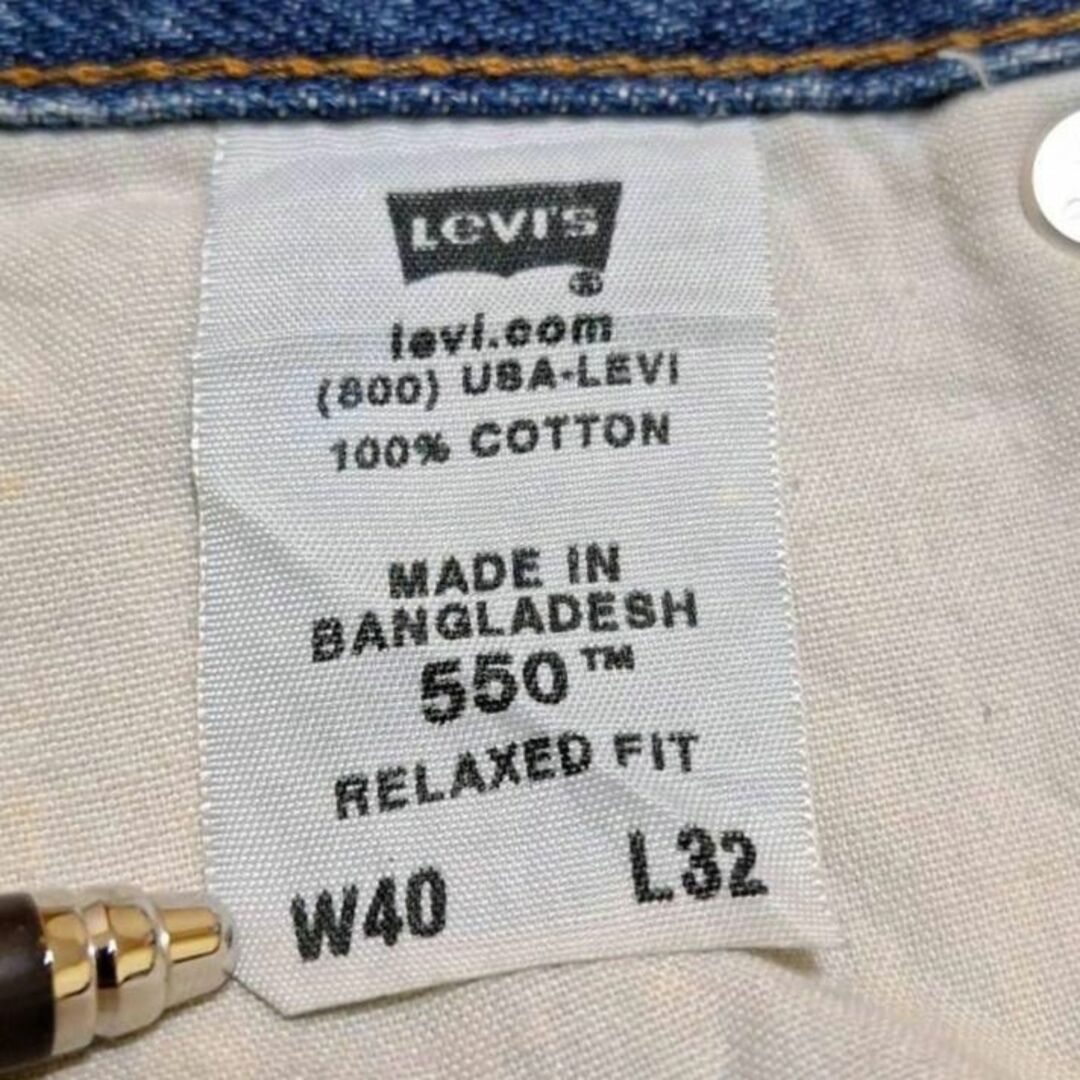 Levi's(リーバイス)のUS古着リーバイス550バギーワイドデニムパンツジーンズW40L32（998） メンズのパンツ(デニム/ジーンズ)の商品写真