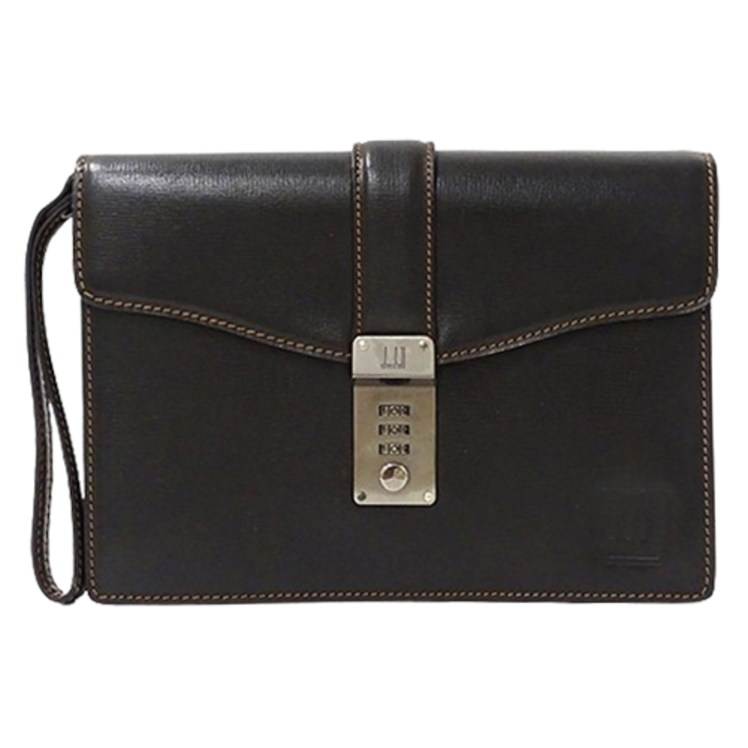 ダンヒル dunhill クラッチバッグ セカンドバッグ レザー ブラック ダンヒル dunhill クラッチバッグ セカンドバッグ レザー ブラック
