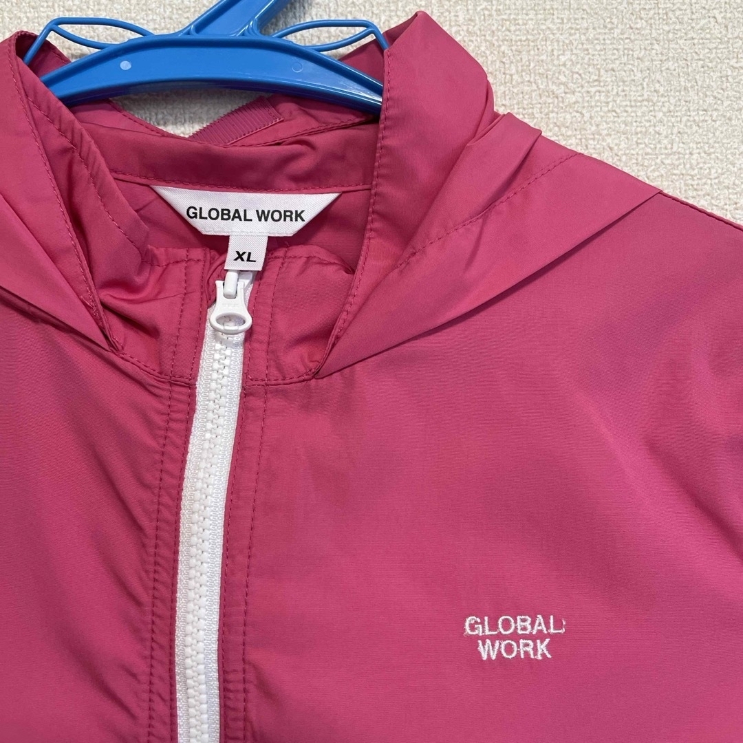 GLOBAL WORK(グローバルワーク)のキッズ　パーカー　GLOBAL WORK 【XL】※袋付き キッズ/ベビー/マタニティのキッズ服女の子用(90cm~)(ジャケット/上着)の商品写真