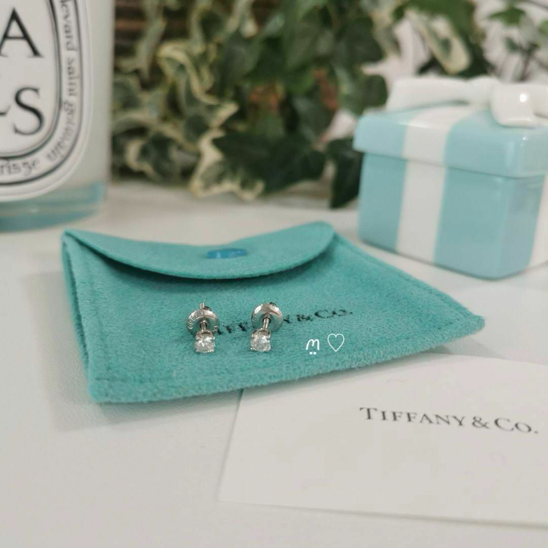 Tiffany & Co.(ティファニー)のティファニー　ソリティアダイヤモンドスタッドピアス　0.22ct　プラチナ レディースのアクセサリー(ピアス)の商品写真