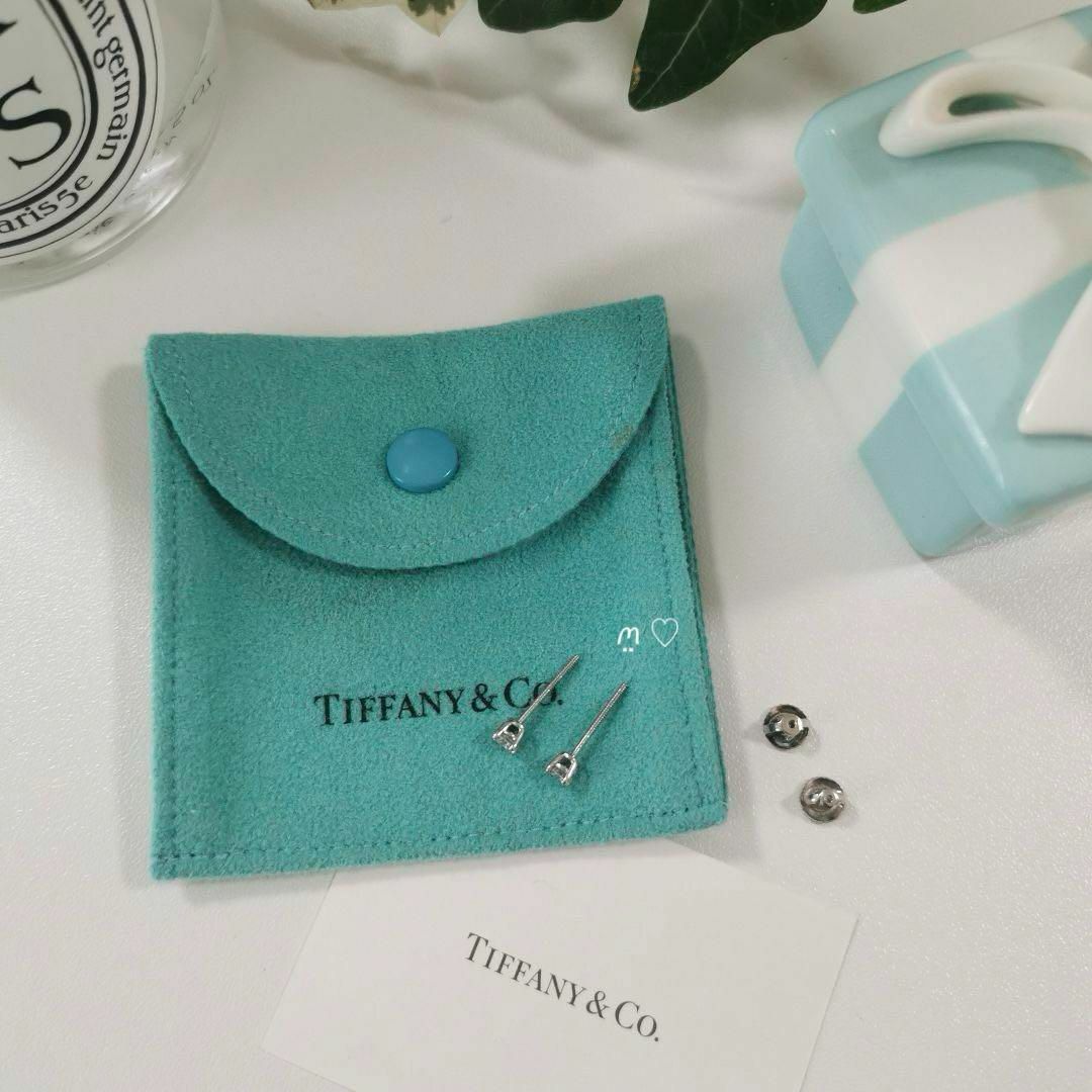 Tiffany & Co.(ティファニー)のティファニー　ソリティアダイヤモンドスタッドピアス　0.22ct　プラチナ レディースのアクセサリー(ピアス)の商品写真
