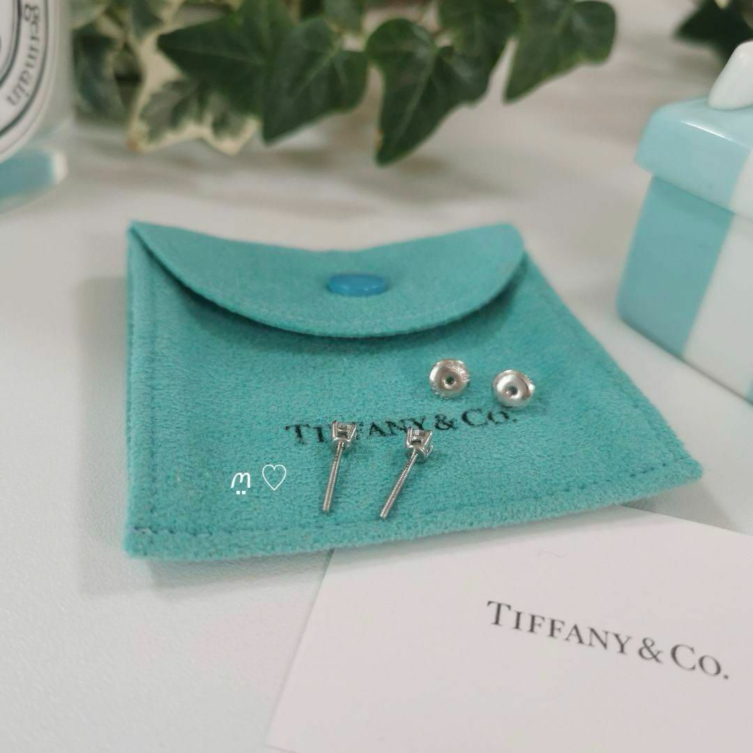 Tiffany & Co.(ティファニー)のティファニー　ソリティアダイヤモンドスタッドピアス　0.22ct　プラチナ レディースのアクセサリー(ピアス)の商品写真