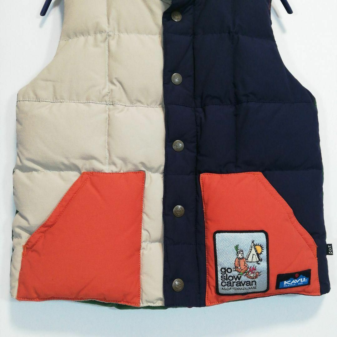 KAVU(カブー)のKAVU × go slow caravan ダウンベスト 中綿入り Sサイズ メンズのジャケット/アウター(ダウンベスト)の商品写真