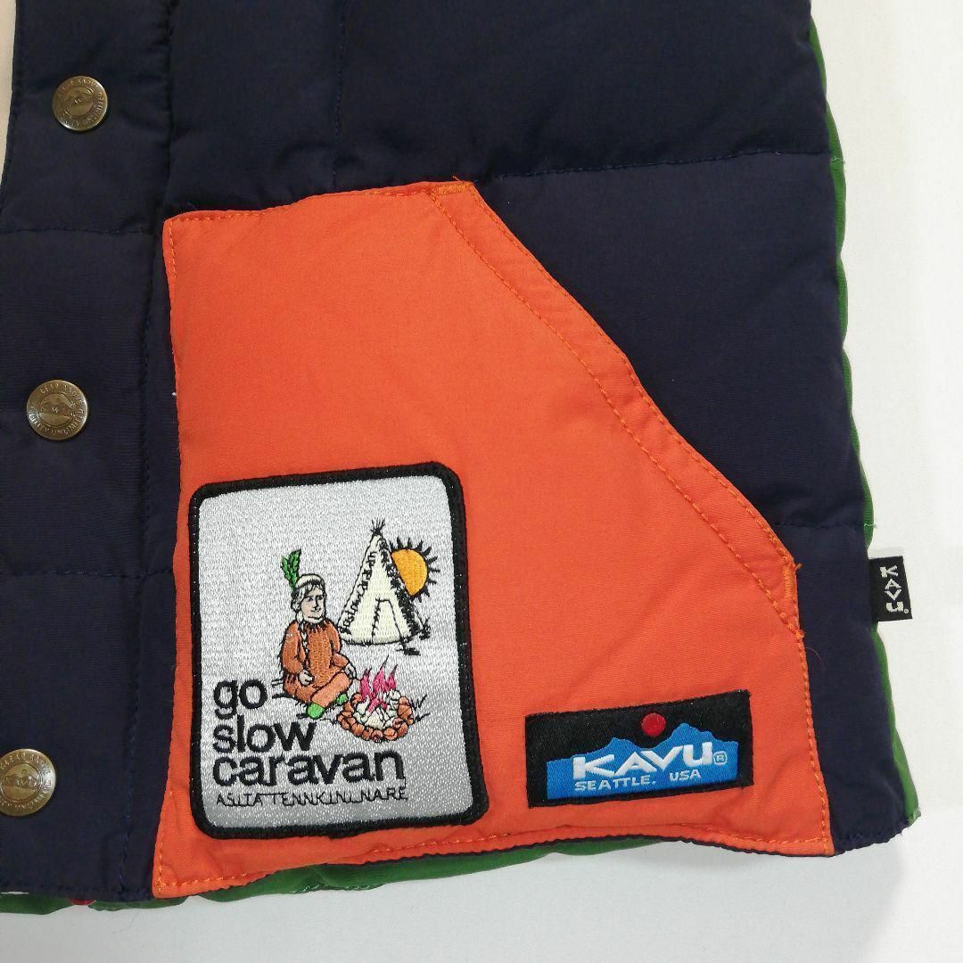 KAVU(カブー)のKAVU × go slow caravan ダウンベスト 中綿入り Sサイズ メンズのジャケット/アウター(ダウンベスト)の商品写真