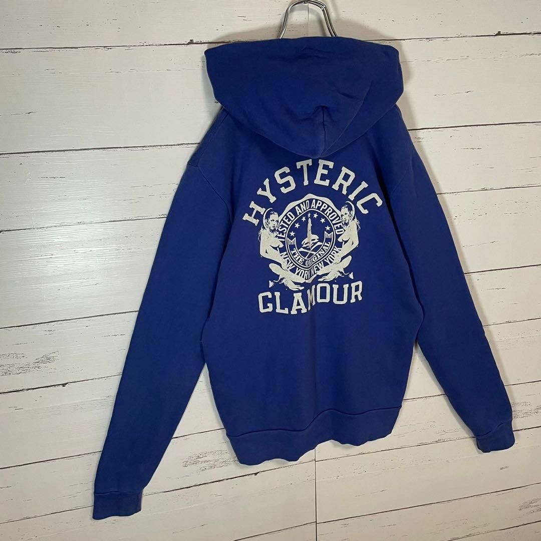 HYSTERIC GLAMOUR(ヒステリックグラマー)の【人気モデル】ヒステリックグラマー☆ヒスガール入りパーカー 即完売 両面ロゴ メンズのトップス(パーカー)の商品写真