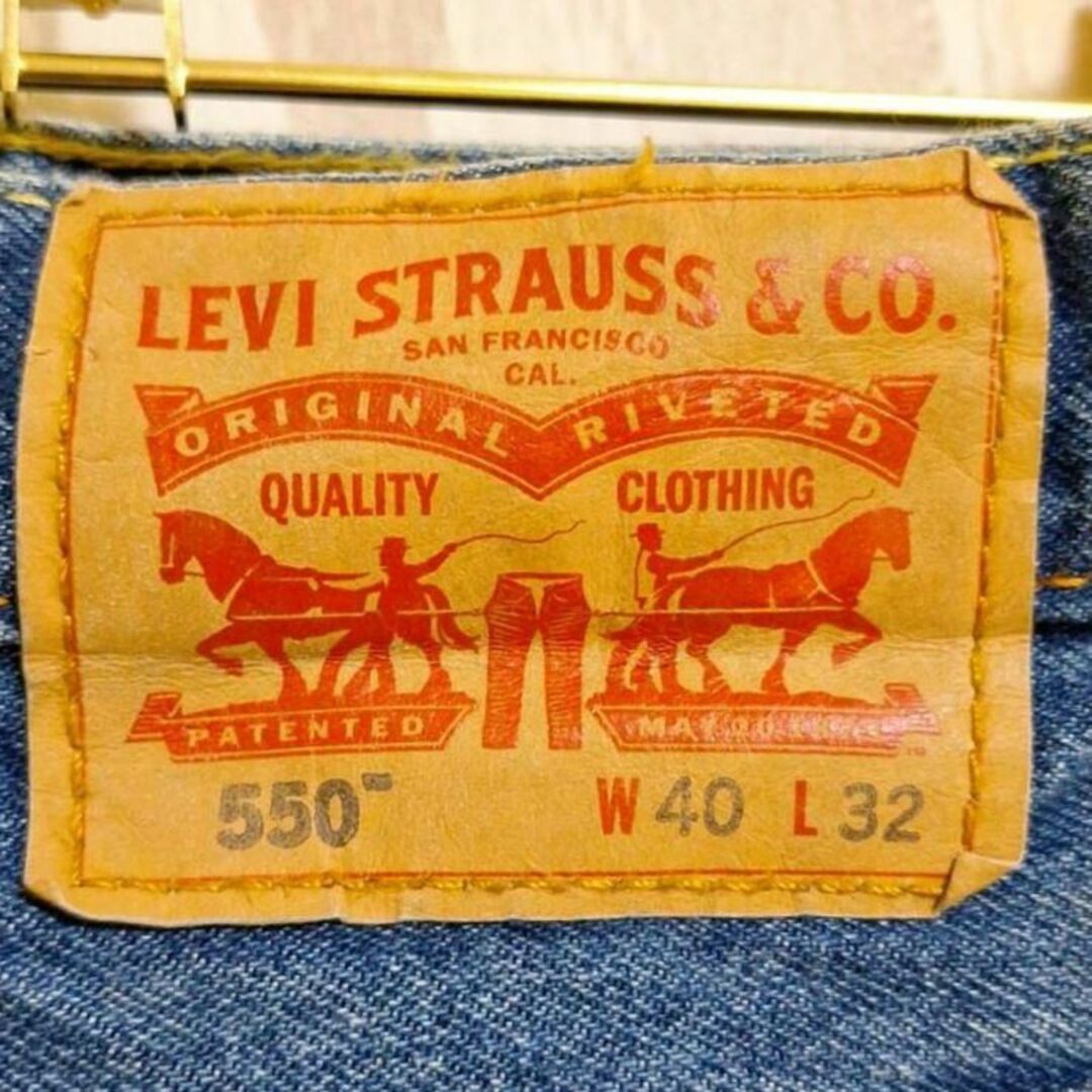 Levi's(リーバイス)のUS古着リーバイス550バギーワイドデニムパンツジーンズW40L32（997） メンズのパンツ(デニム/ジーンズ)の商品写真