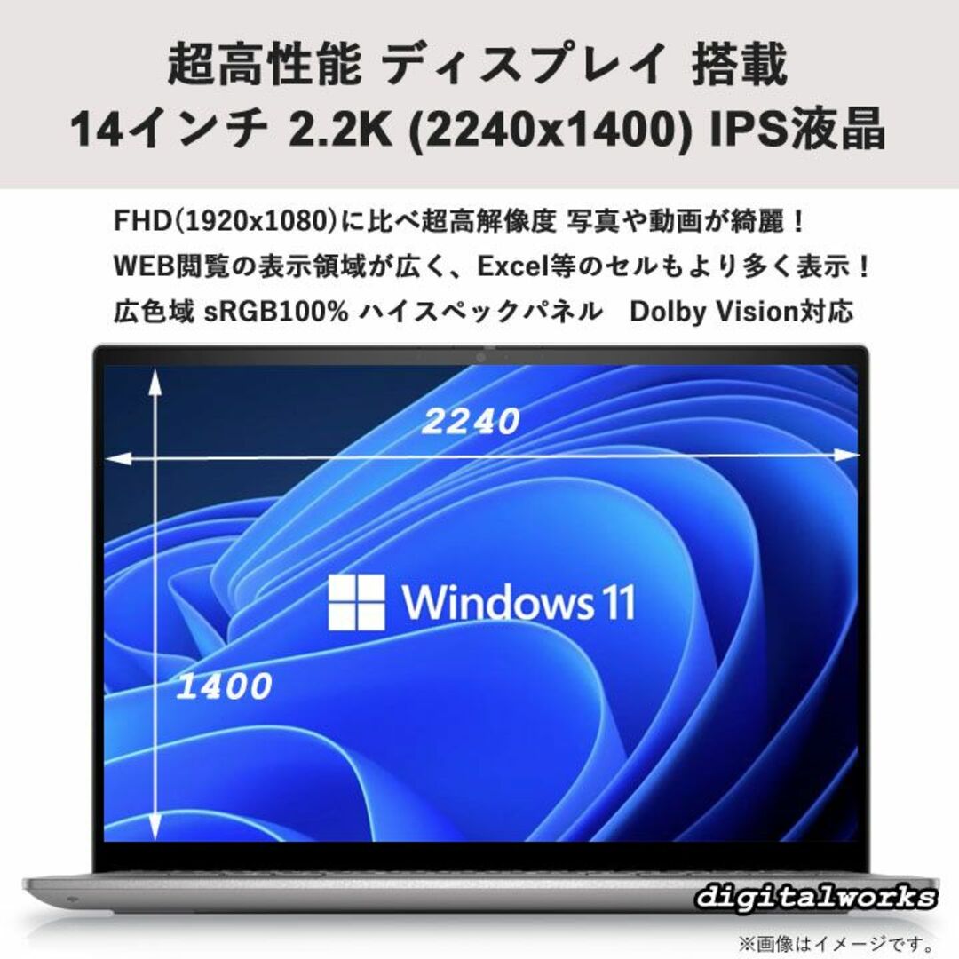 Lenovo(レノボ)の新品 Office2021付 Lenovo Yoga Slim 6i 超高速i5 スマホ/家電/カメラのPC/タブレット(ノートPC)の商品写真