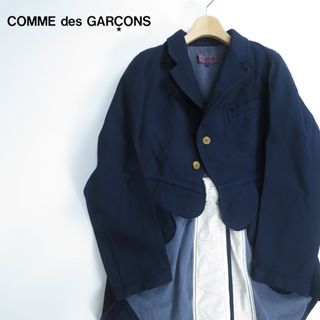 コムデギャルソン(COMME des GARCONS)のレア　コムデギャルソン　テーラードジャケット  スカラップジャケット　燕尾(テーラードジャケット)